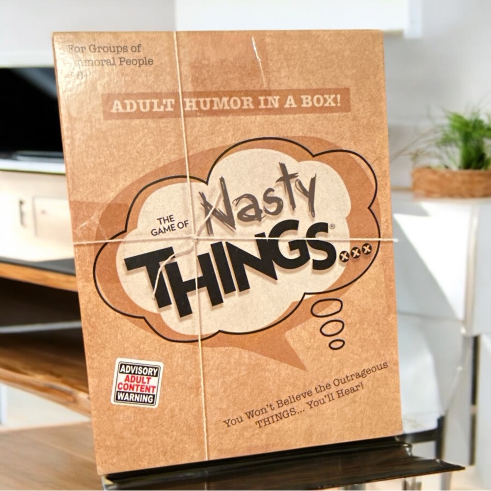 Nasty Things Card Game - Brown